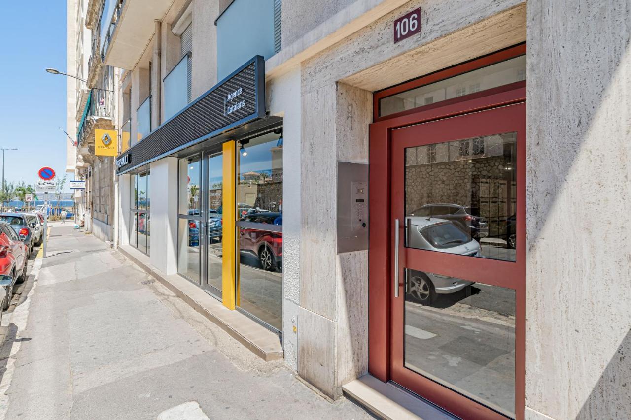 Studio Avec Balcon, Plage A 50M, Proche Vieux Port Marseilles Exterior foto